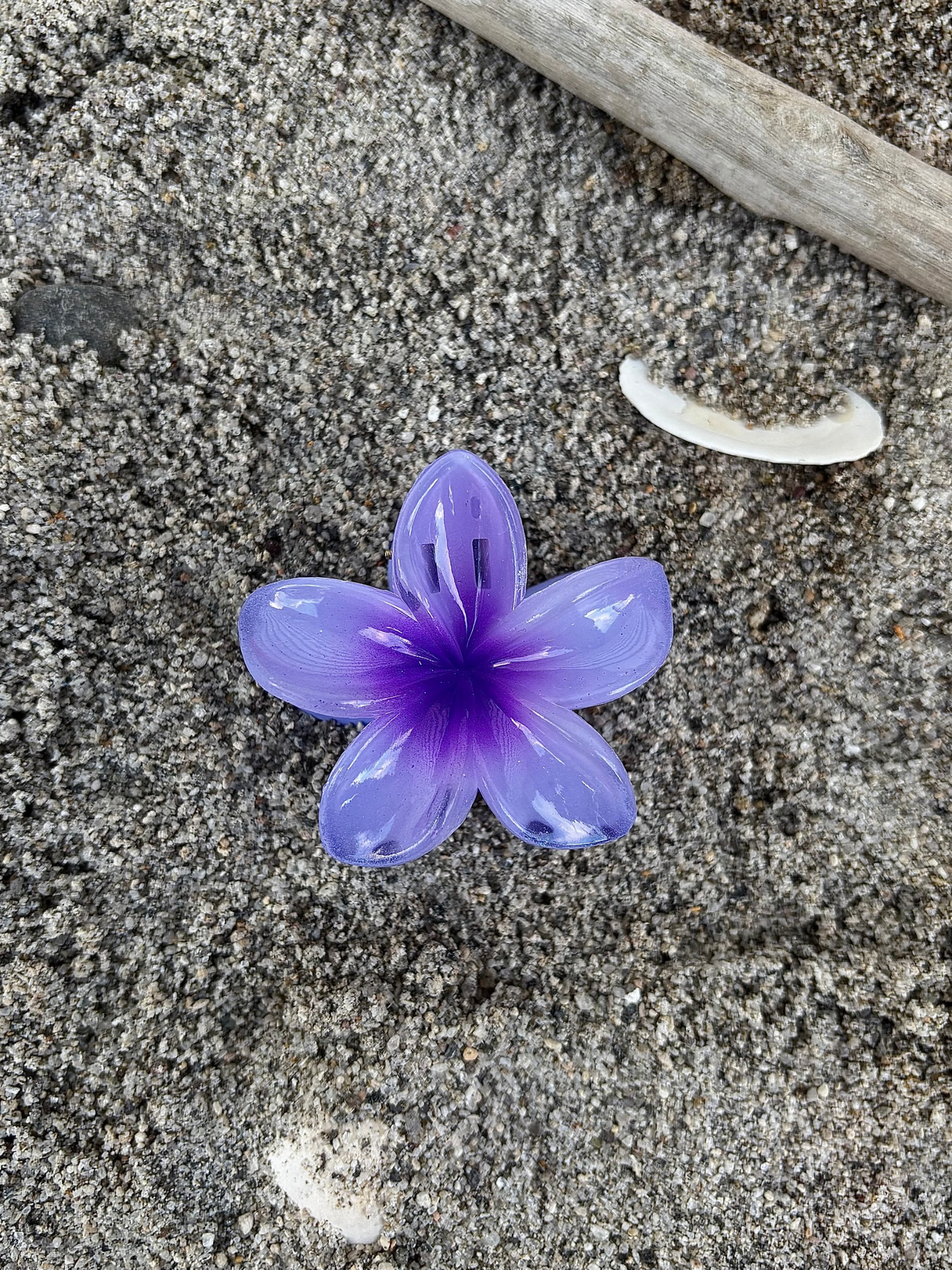 Plumeria Claw Clip Mini