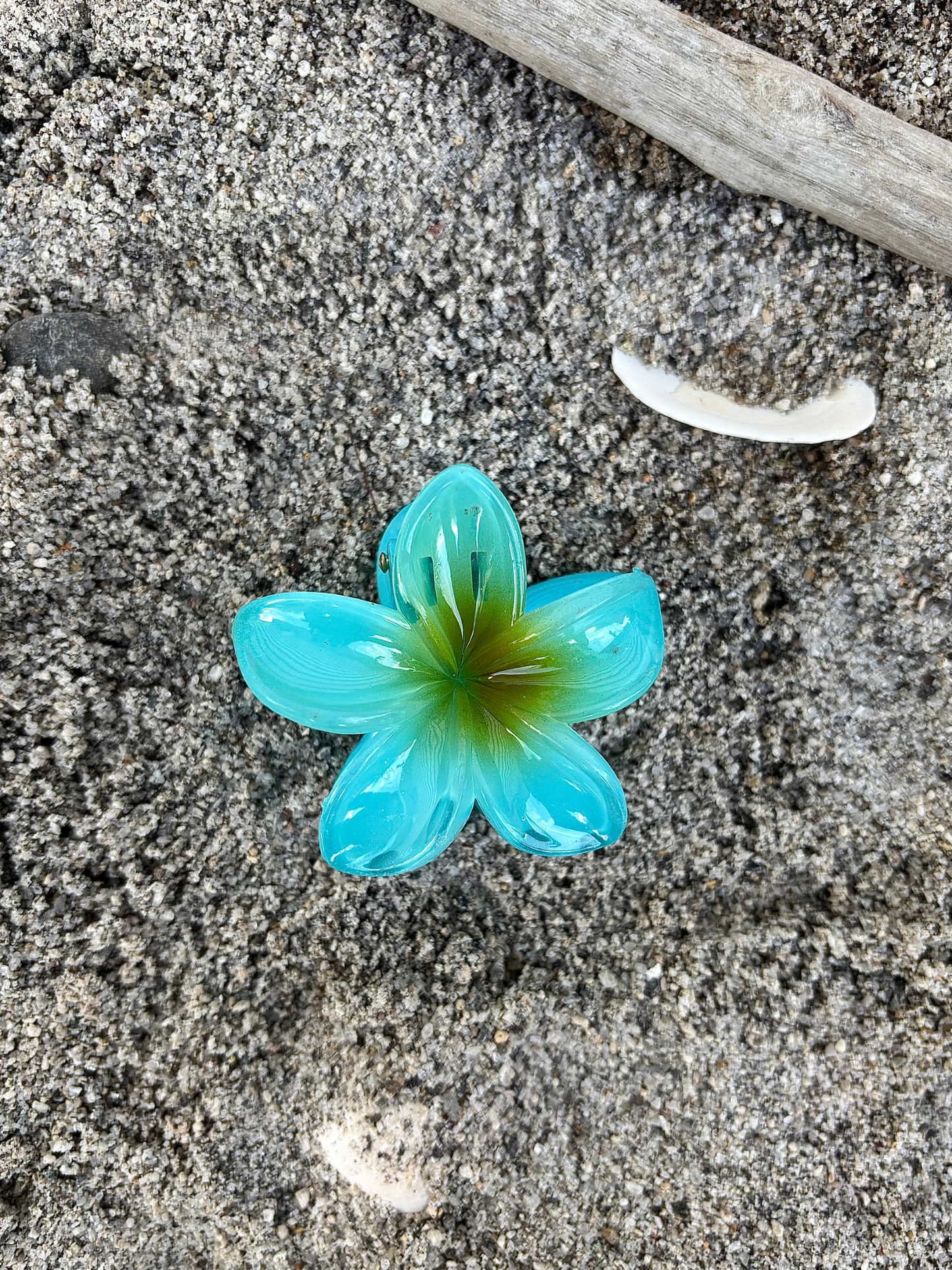 Plumeria Claw Clip Mini
