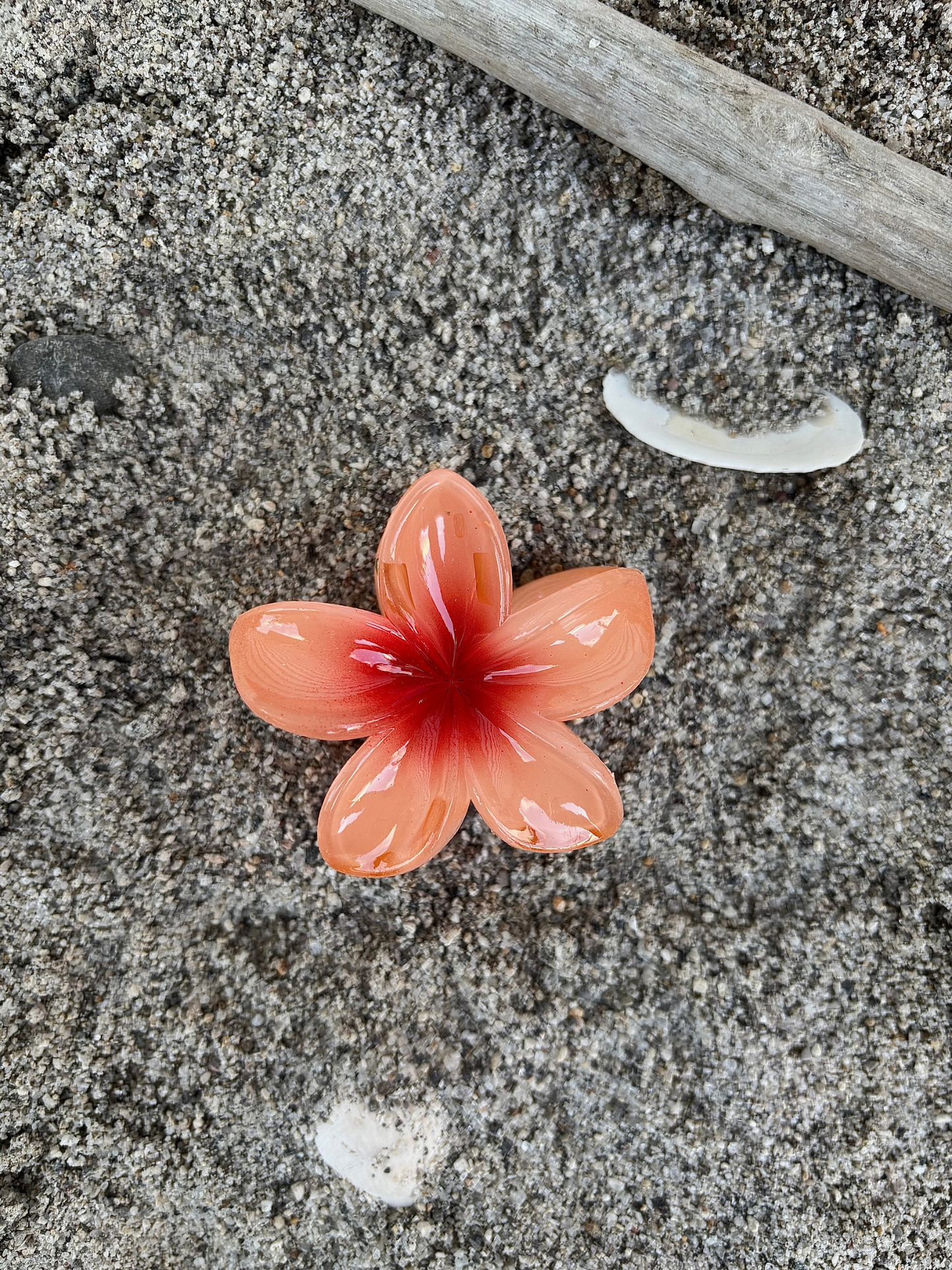 Plumeria Claw Clip Mini